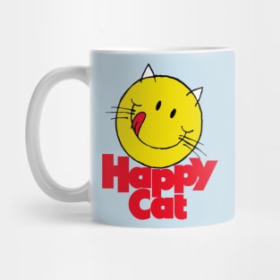 Happy Cat Food 1980's Vintage Cat Lovers Mug